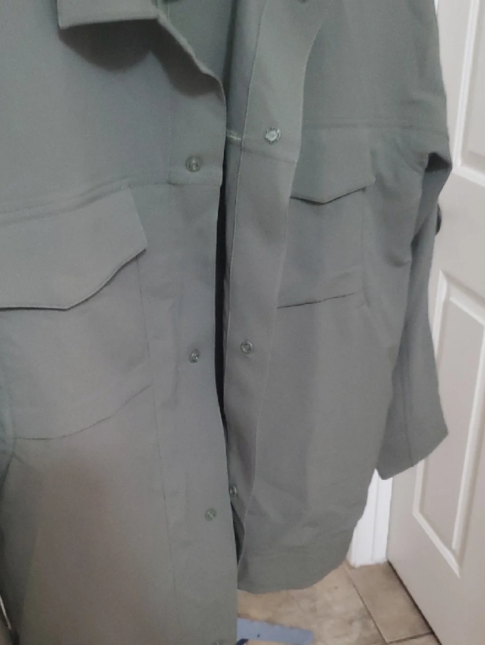 lululemon athletica Olive Green Military-Style Utility Jacket - Picture 4 of 7